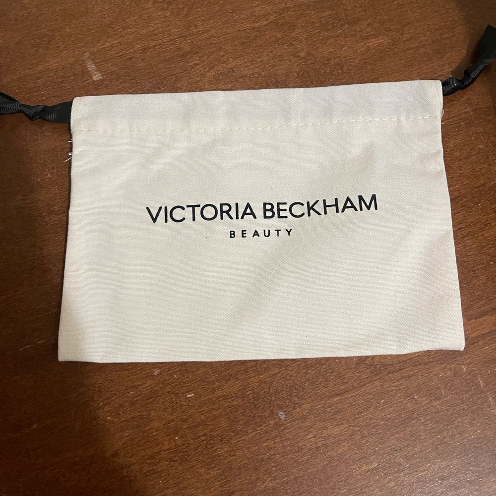 Victoria Beckham Beauty canvas drawstring bag 
New